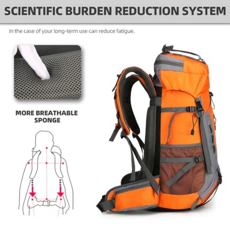 60L Hiking Backpack for Men an – Rain Cover Backpack Bewertung und Preis