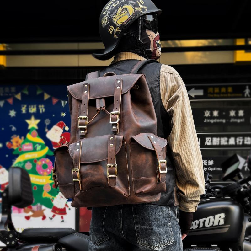 New Arrivals Leather Backpack  – Leather Backpack Vintage Bewertung und Preis