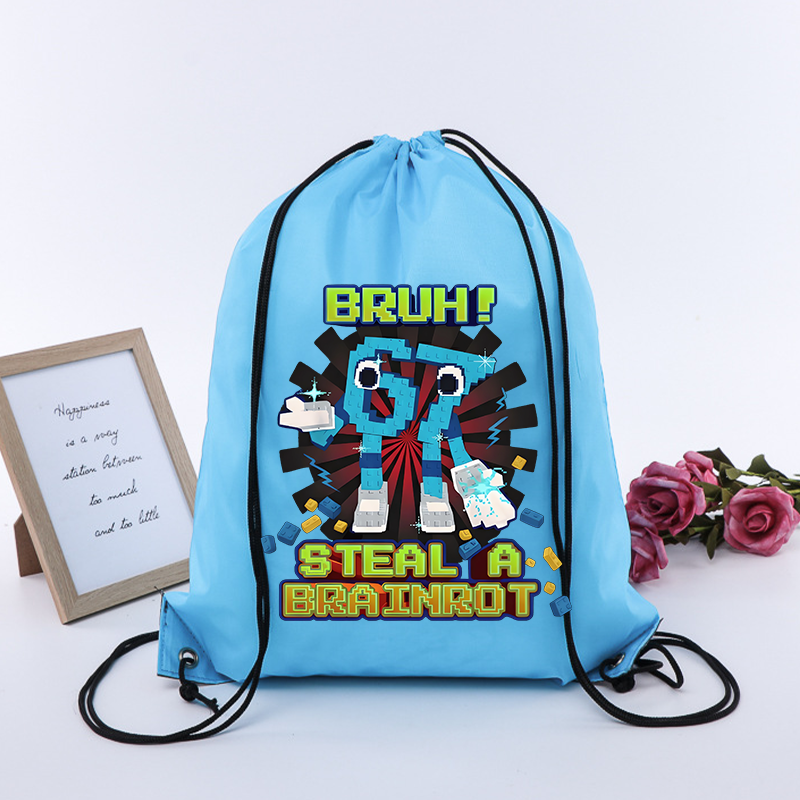 Steal A Brainrot 67 Six Seven  – Drawstring Gym Bag Bewertung und Preis