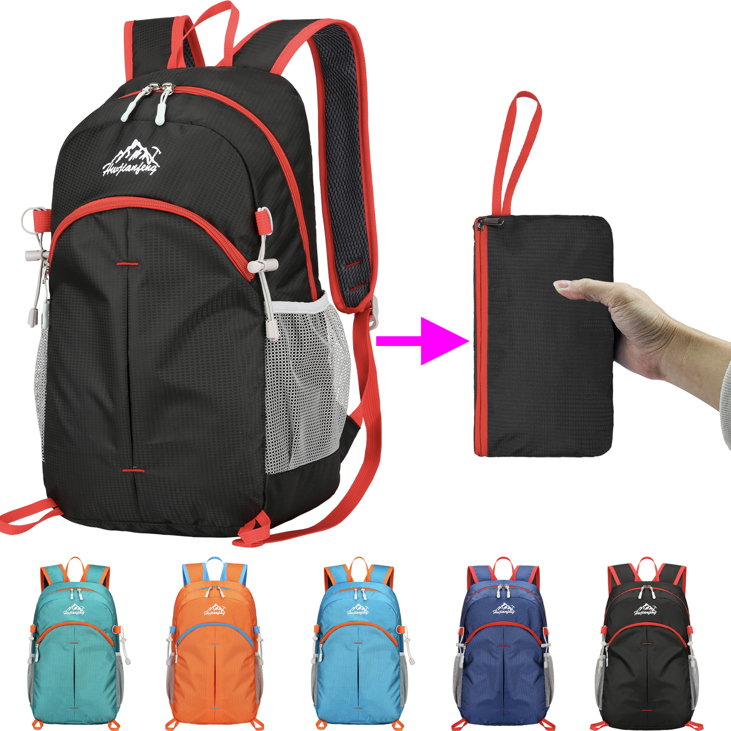 18L Portable Foldable Backpack – Foldable Backpack Small Bewertung und Preis
