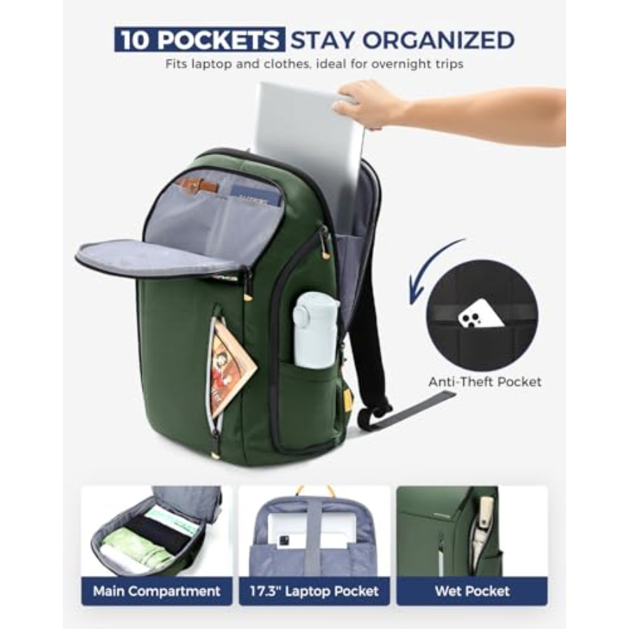 Laptop Backpack for Men, Buses – Travel Backpack Anti Theft Bewertung und Preis