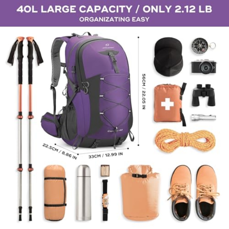 Hiking Backpack, Camping Backp – Rain Cover Backpack Bewertung und Preis