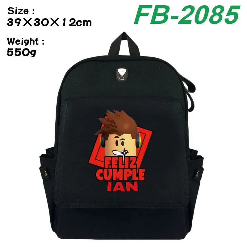 Roblox Fashion Digital Print A – Canvas Backpack Casual Bewertung und Preis
