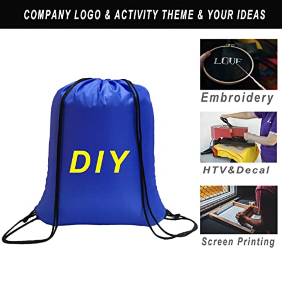 100 Pack Drawstring Bags Bulk, – Drawstring Gym Bag Bewertung und Preis