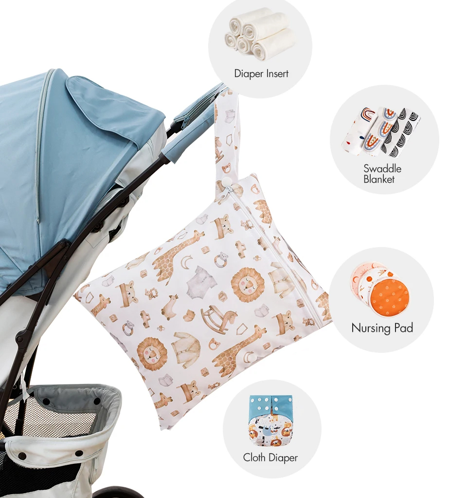3PCS Travel Wash Cosmetic Bag  – Backpack Diaper Bag Bewertung und Preis