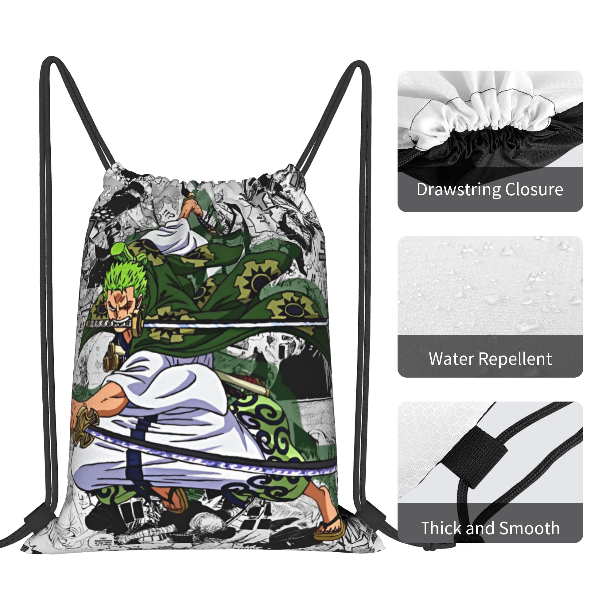 Custom Zoro O-One P-Piece Draw – Drawstring Gym Bag Bewertung und Preis