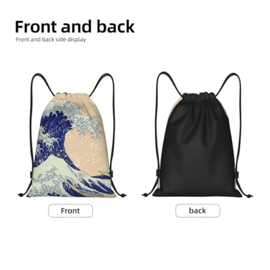 Japanese Kanagawa Ocean Great  – Drawstring Gym Bag Bewertung und Preis