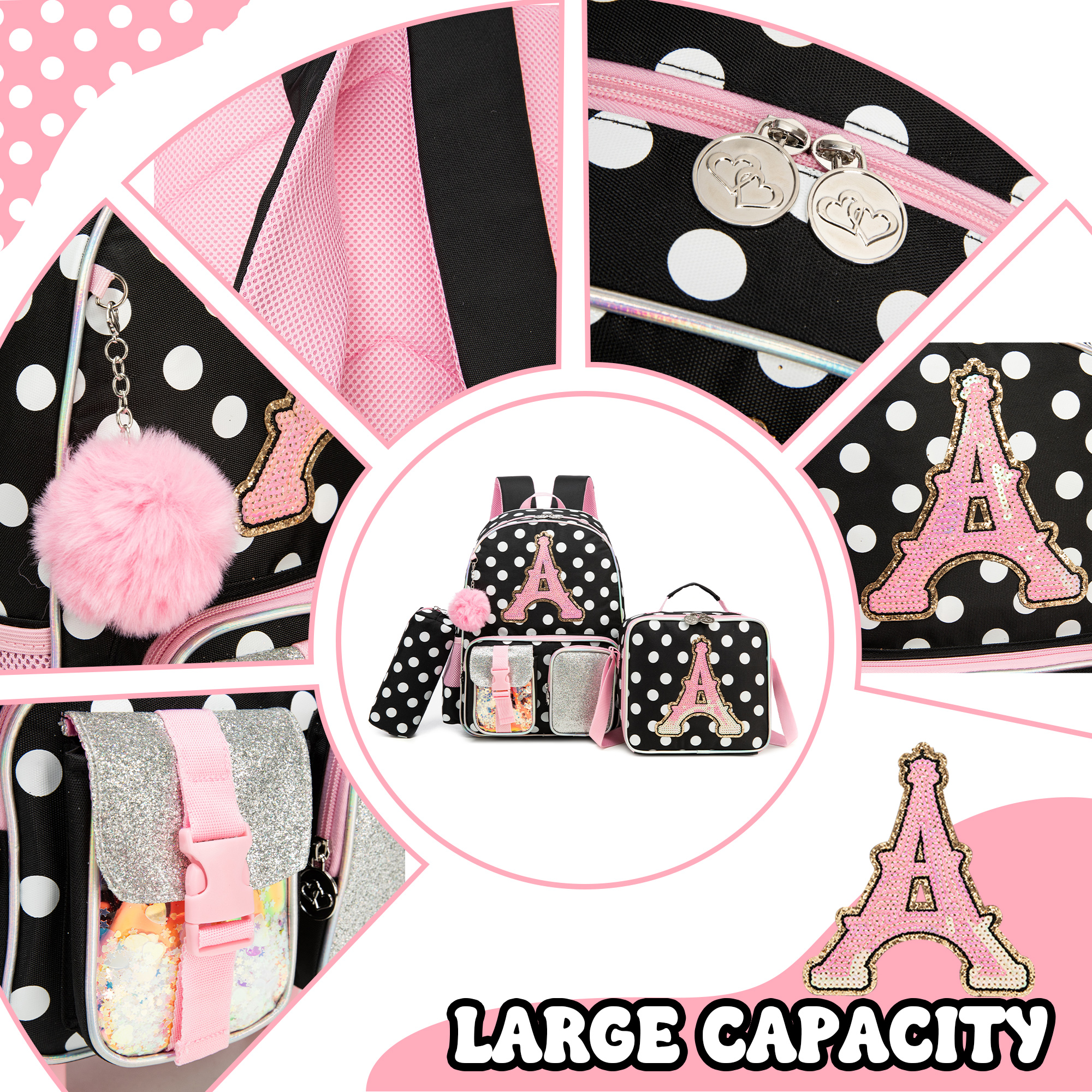 Backpack for Girls Letter Back – School Backpack Teen Bewertung und Preis