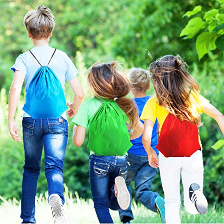 60 Pieces Drawstring Backpack  – Drawstring Gym Bag Bewertung und Preis