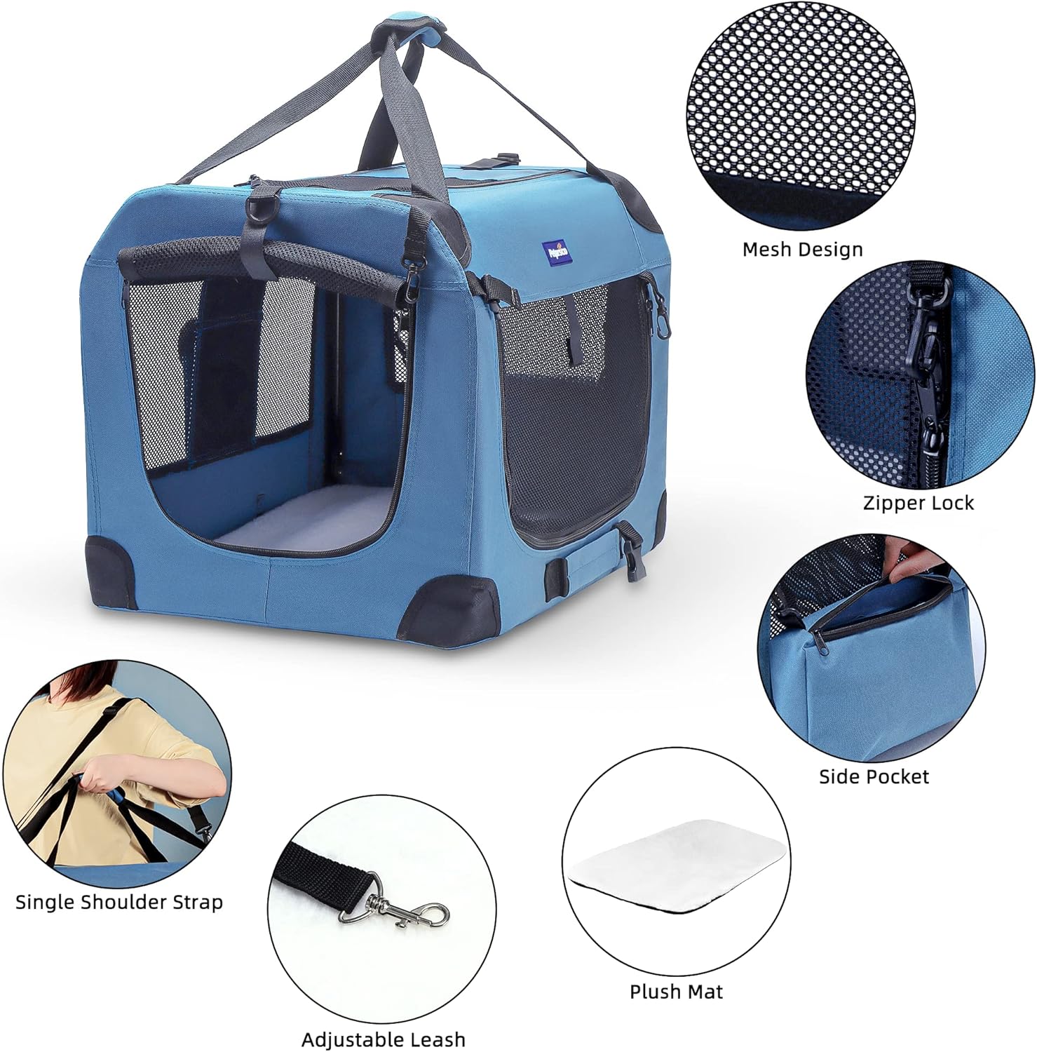 Portable Collapsible Dog Crate – Foldable Backpack Small Bewertung und Preis