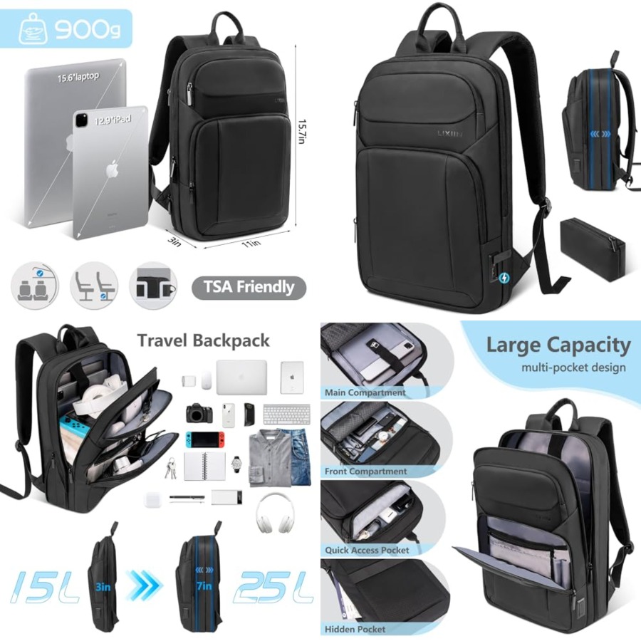 Backpack for Men Slim and Expa – Travel Backpack Anti Theft Bewertung und Preis