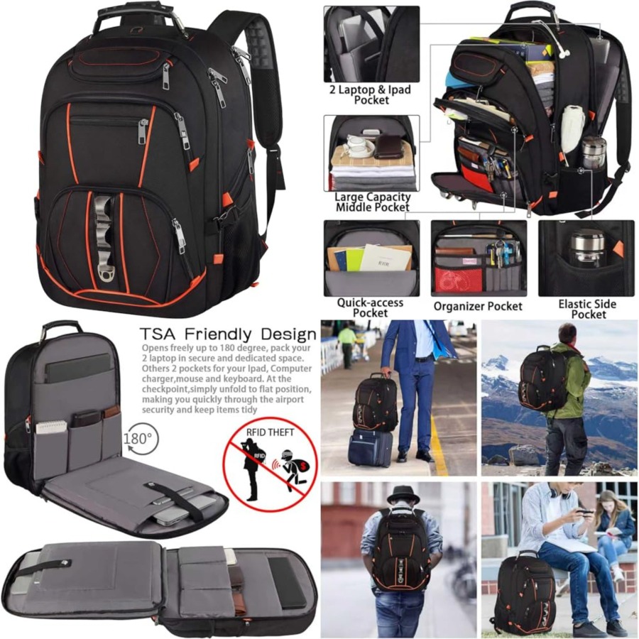 Travel Laptop Backpack, Extra  – Travel Backpack Anti Theft Bewertung und Preis