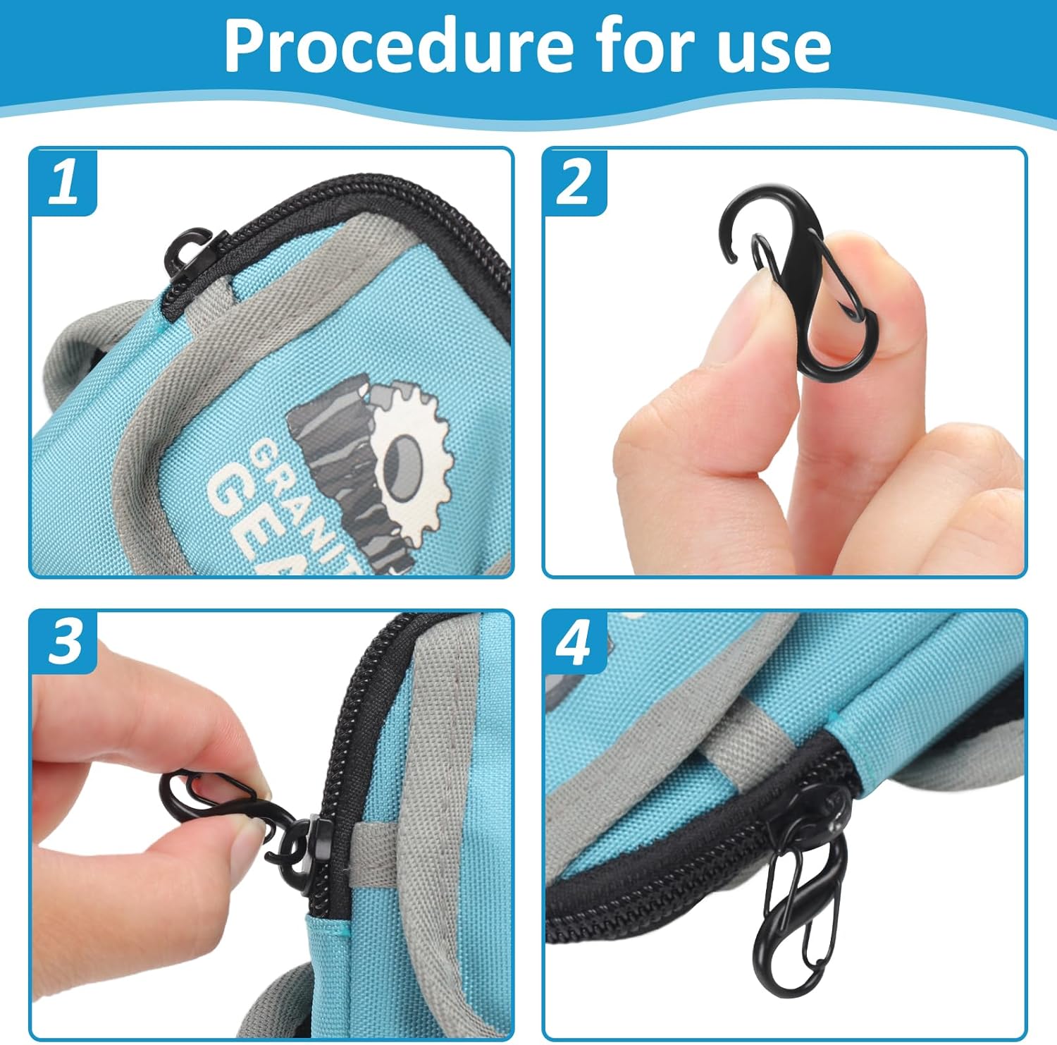 Lock Combo, Total 21PCS Clips  – Backpack Lock Combo Bewertung und Preis
