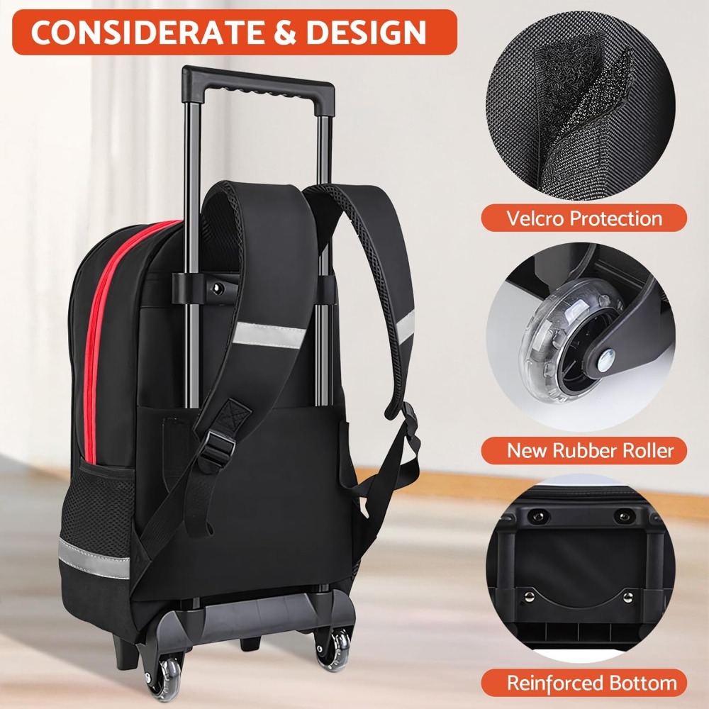 3PCS Kids Rolling Backpack for – School Backpack Teen Bewertung und Preis