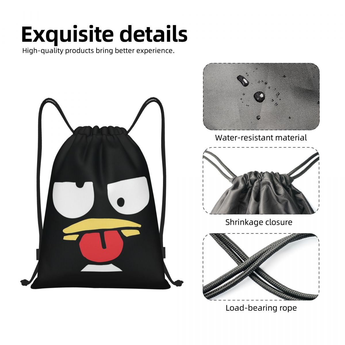 Badtzs Marus  Penguin Drawstri – Drawstring Gym Bag Bewertung und Preis