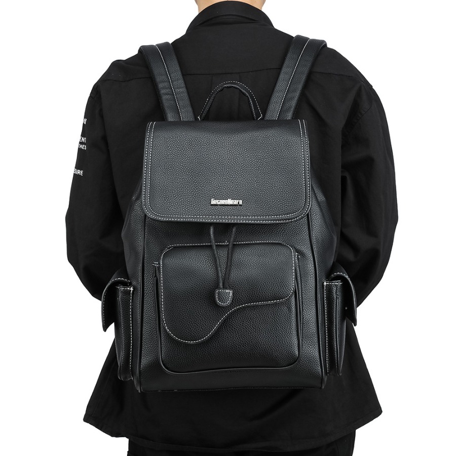 【New Arrival】Women's Black Fau – Leather Backpack Vintage Bewertung und Preis